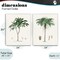 Stupell Industries Two Types of Palms 2pc Framed Giclee Set, design by Val Rhodes